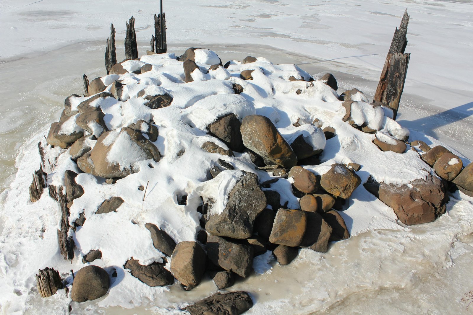 Remains of a fender